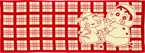 クレヨンしんちゃん 原作35周年 かまわぬてぬぐい 秋 | クレヨン